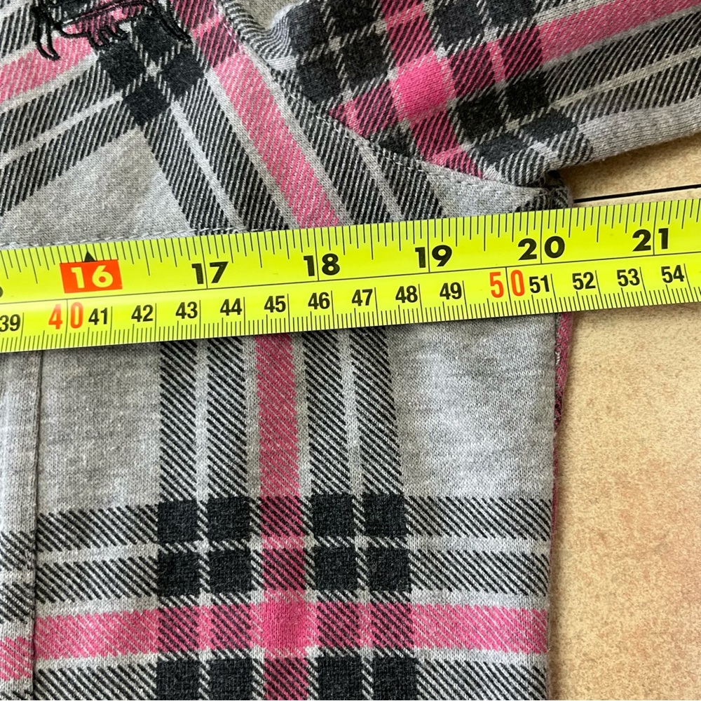 Fox Racing Grey & Pink Checkered Shacket Size Large - Picture 11 of 14